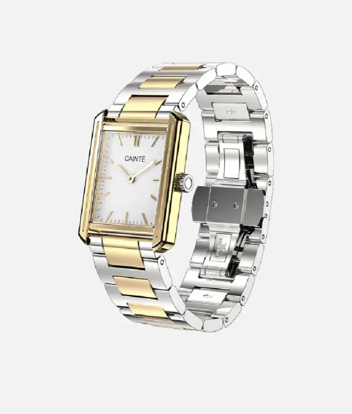 Cainte Armoy Two Tone Watch White (2)