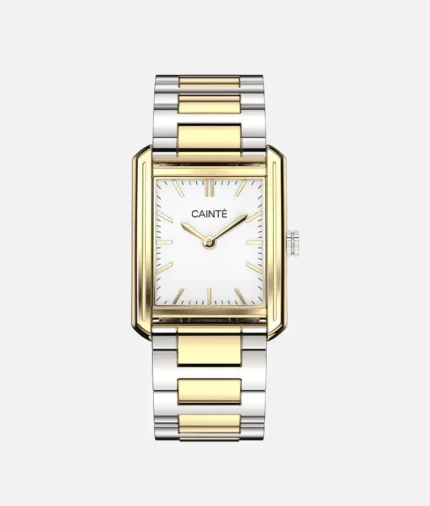 Cainte Armoy Two Tone Watch White (3)