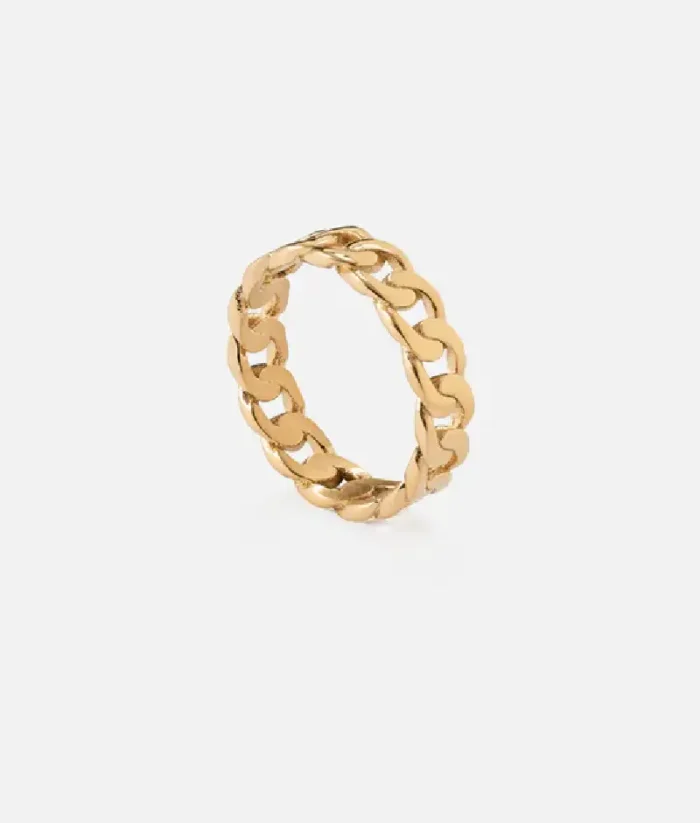 Cainte Gold Cuban Ring (2)