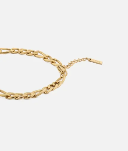 Cainte Gold Figaro Bracelet 3MM (2)