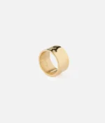 Cainte Gold Hammered Ring 2MM (2)