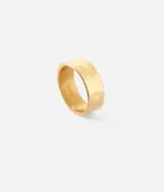 Cainte Gold Hammered Ring 8MM (2)