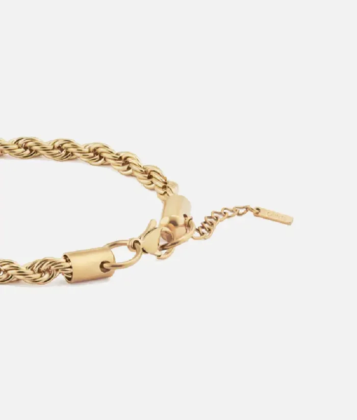 Cainte Gold Rope Bracelet 5MM (2)