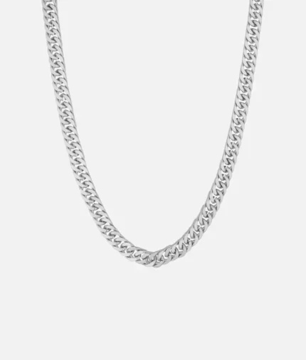 Cainte Silver Cuban Chain 5MM (2)