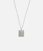 Cainte Silver Edge Necklace (2)