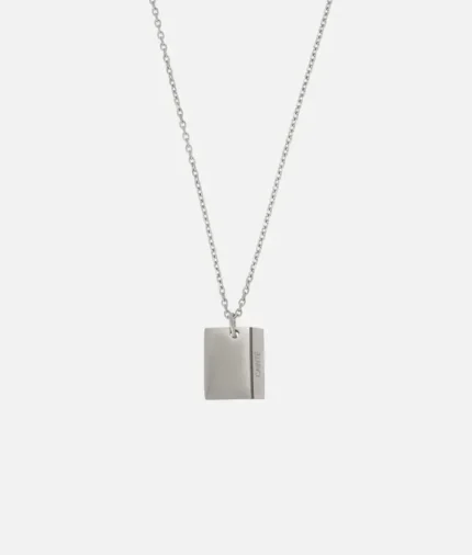 Cainte Silver Edge Necklace (2)