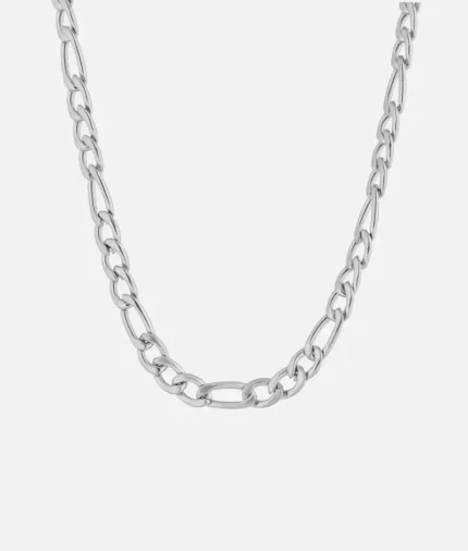 Cainte Silver Figaro Chain 5MM (2)