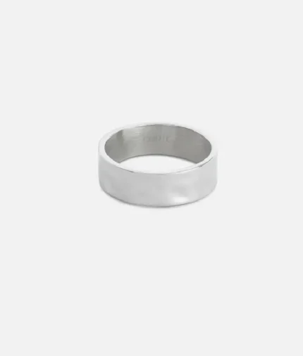 Cainte Silver Hammered Ring 8MM (3)