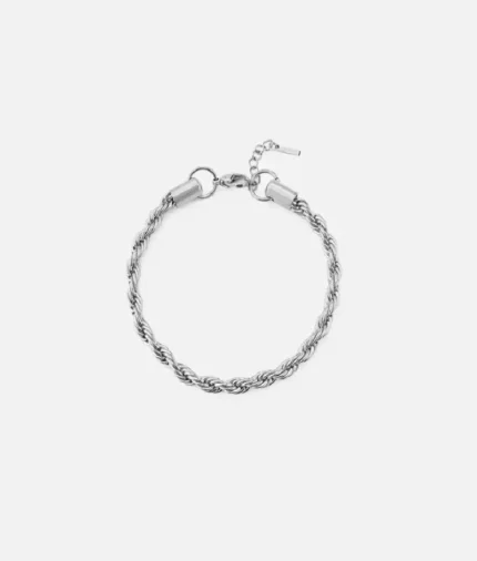 Cainte Silver Rope Bracelet 5MM (3)