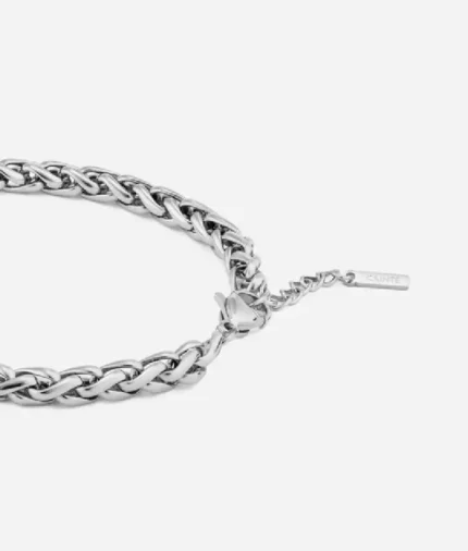 Cainte Silver Wheat Bracelet 5MM (2)