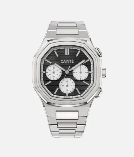 Claude Chrono Watch Black White (3)