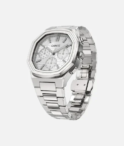 Claude Chrono Watch White (2)