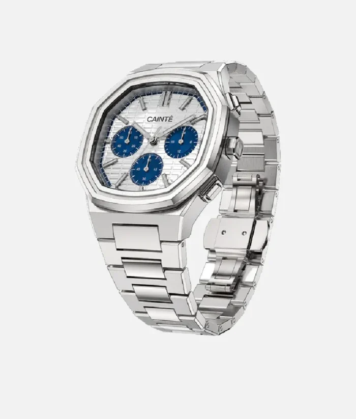 Claude Chrono Watch White Blue (2)