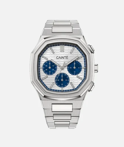 Claude Chrono Watch White Blue (3)