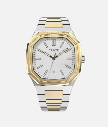 Claude Two Tone Watch White (3)