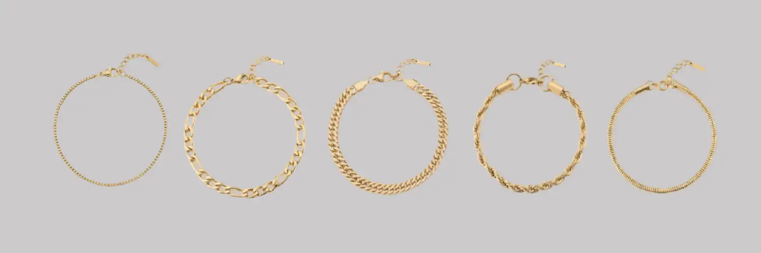 Cainte Gold Bracelets